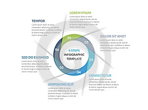 Circle Infographics - Six Elements