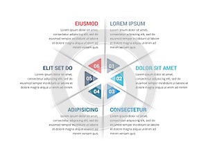 Circle Infographics - Six Elements