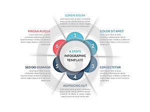 Circle Infographics - Six Elements