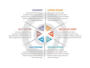 Circle Infographics - Six Elements