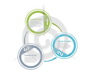 Circle Infographics - Three Elements