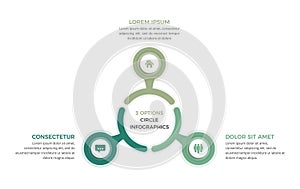 Circle Infographics - Three Elements