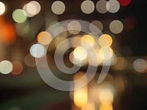 Circle lighr blur background with vibrant warm colors