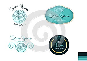 Circle logo template for business and personal use