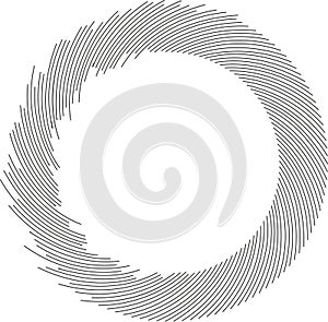 circle with medium rays vortex only half irregular rays