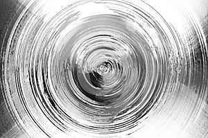 Circle mercury chrome texture background, photo