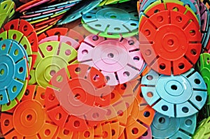 Circle plastic for child playing