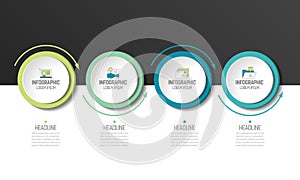 Circle, round chart, scheme, timeline, infographic