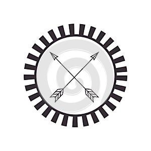 Circle seal stamp frame