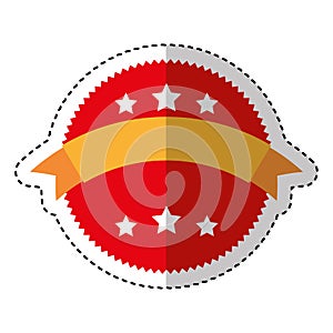 Circle seal stamp frame