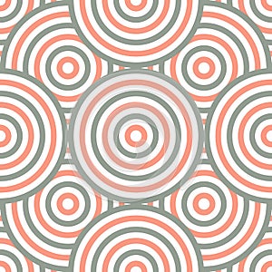 Circle seamless pattern. Geometric pattern. Abstract background circles. Repeating texture.