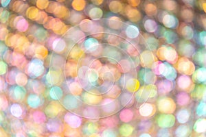 Circle soft colorful Bokeh light abstract background