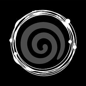Circle spinner vector elements illustration