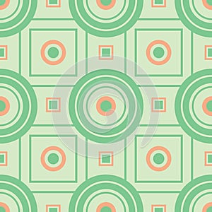 Circle Square Target Vector Seamless Stock