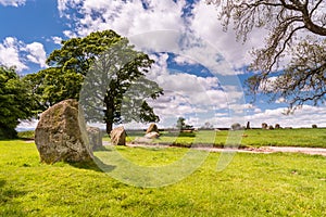Circle of standing stones
