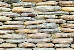 Circle stone wall background