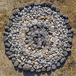 Circle from stones