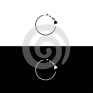 Circle unique vector logo templat