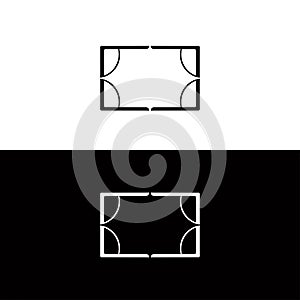 Circle unique vector logo template