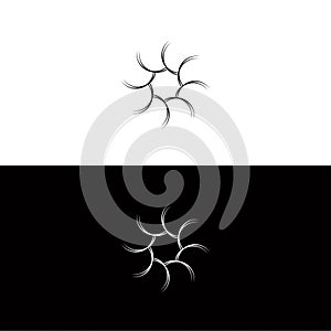 Circle unique vector logo template