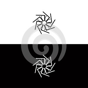 Circle unique vector logo template