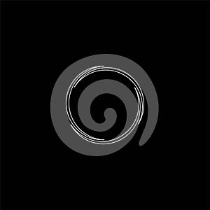 Circle vector logo template design