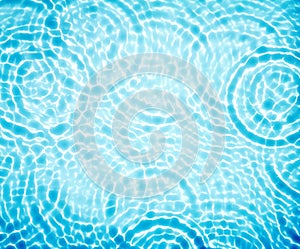 Circle water ripple wave suface