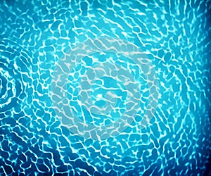 Circle water ripple wave suface