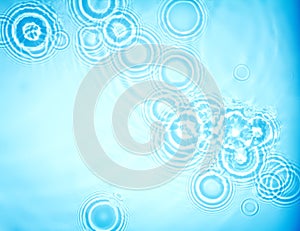 Circle water ripple wave suface background