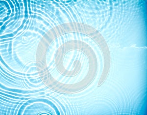 Circle water ripple wave surface background