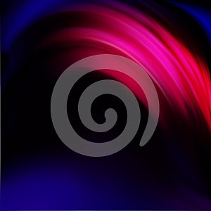 Circle, waved colorful abstract image photo