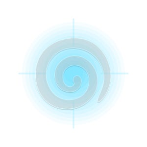 Circles with a common centre. Concentric circles. Vector. Illustration