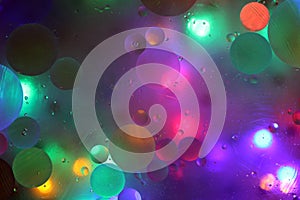 Circles and Lights Colourful Background