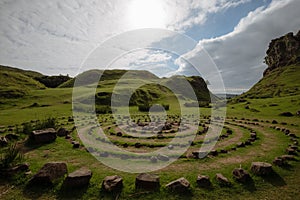 Circles of Fairy Glen, Skye, Scotland