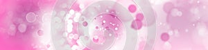Abstract pink circles