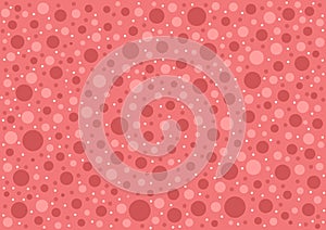 Circles shape pink background for design layouts or wallpaper