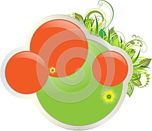 Circles vector banner