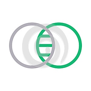 Circleshape vector color line icon