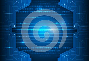 Circuit board-Abstract digital network technology