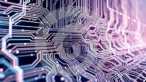 Circuit board background 3d rendering abctract circuit board background