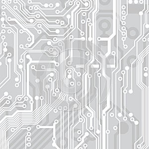 Circuit board background. Technological concept design, light background, space for text, copy space. Electronic computer