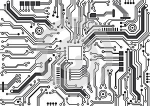 Circuit board background texture photo