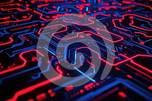 Circuit Board Close Up