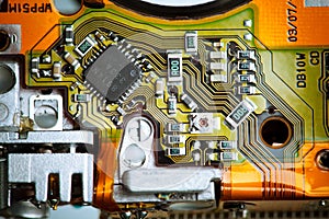 Circuit board closeup