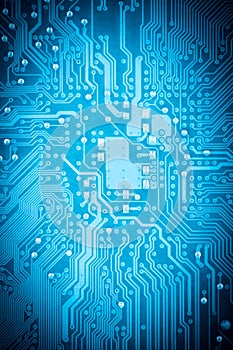 Circuit board closeup