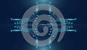 Circuit board design background. Vector illustration eps 10.