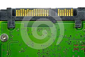 Circuit board details with connectors