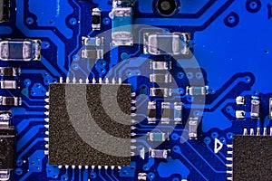 Circuit Board of a Digital Photo Camera in Detail - Macro Photography of Circuits of a Digital Camera