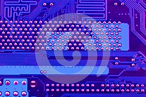 Circuit board. Electronic computer hardware technology. Motherboard digital chip. Tech science background. Integrated communicatio