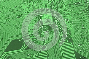 Circuit board. Electronic computer hardware technology. Motherboard digital chip. Tech science background. Integrated communicatio